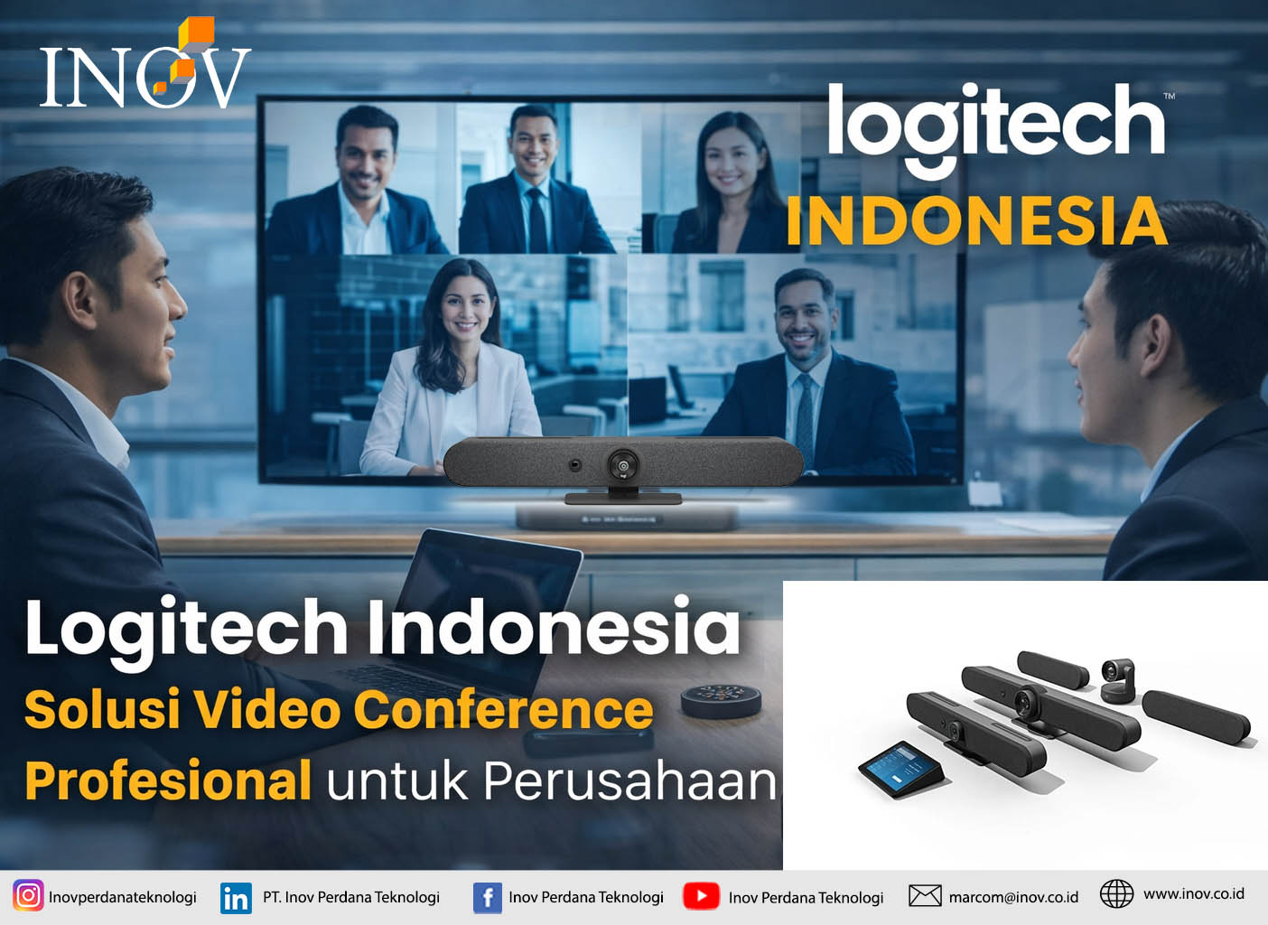 Logitech Indonesia: Solusi Video Conference Profesional